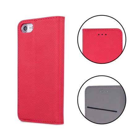 Etui Smart Magnet do Motorola Moto G31 4G / G41 4G czerwone