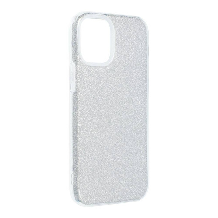 Futerał Forcell SHINING do IPHONE 12 MINI srebrny
