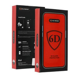 Hartowane szkło Full Glue 6D do IPHONE 11 Czarne