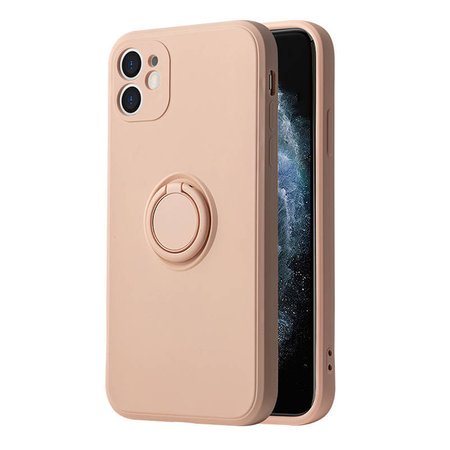  Vennus Silicone Ring do Iphone 12 Jasnoróżowy