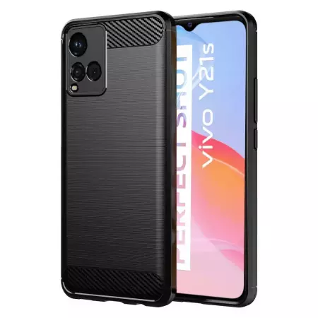 Futerał Forcell CARBON do VIVO Y21 / Y21S / Y33S czarny