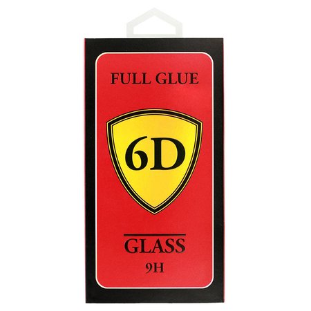 HARTOWANE SZKŁO FULL GLUE 6D DO IPHONE 12/12 PRO CZARNE