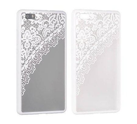 Lace Case - Sam G930 Galaxy S7 Wzór 2 Biały