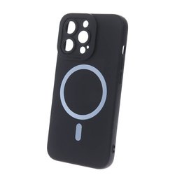 Nakładka Silicon Mag do iPhone 12 6,1" czarna