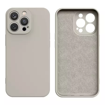 Nakładka Silicone do Samsung Galaxy A14 5G / A14 4G beżowa