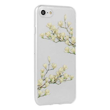 Telone Floral Etui Silikon Huawei Y7 2019 Magnolia