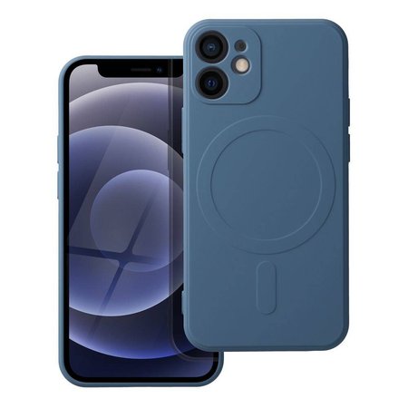Futerał Silicone Mag Cover do IPHONE 12 MINI niebieski
