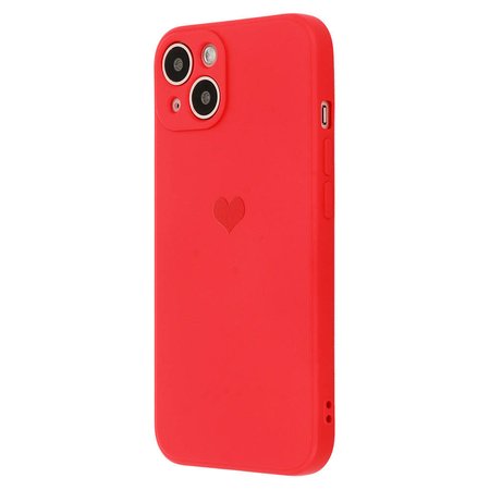  Vennus Silicone Heart Case do Samsung Galaxy S21 FE wzór 1 czerwony