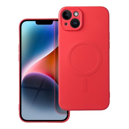 Futerał Silicone Mag Cover do IPHONE 14 PLUS czerwony