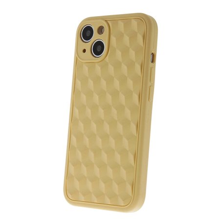 Nakładka 3D Cube do iPhone 13 Pro 6,1" żółta