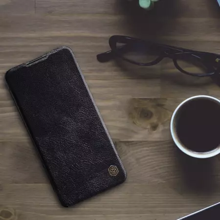 ETUI NILLKIN QIN DO XIAOMI REDMI NOTE 9T BRĄZOWY