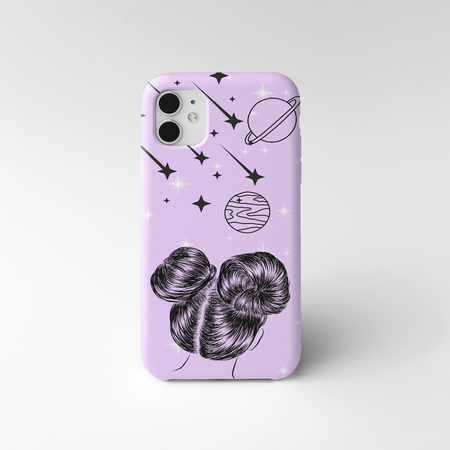 Etui iPhone 14 Plus Dziewczyna kosmos