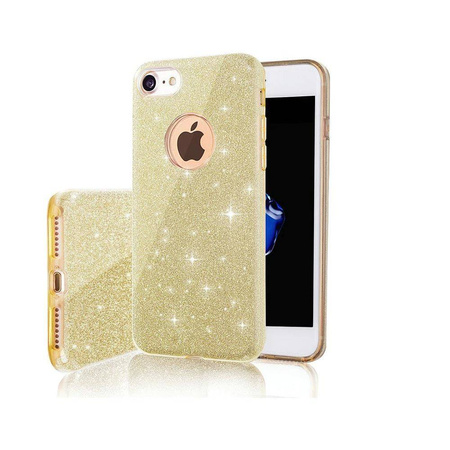 Nakładka Glitter 3w1 do Samsung S20 złota