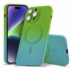 Nakładka Ombre Magsafe do Iphone 15 Pro Max zielona