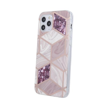 Nakładka Geometric Marmur do Xiaomi Mi 11i / Redmi K40 / K40 Pro / Poco F3 / F3 Pro wrzosowa