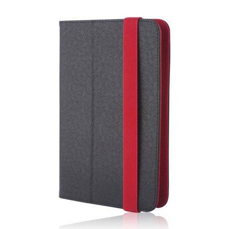 Uniwersalne etui ORBI do tabletów 9-10" czarno-czerwone