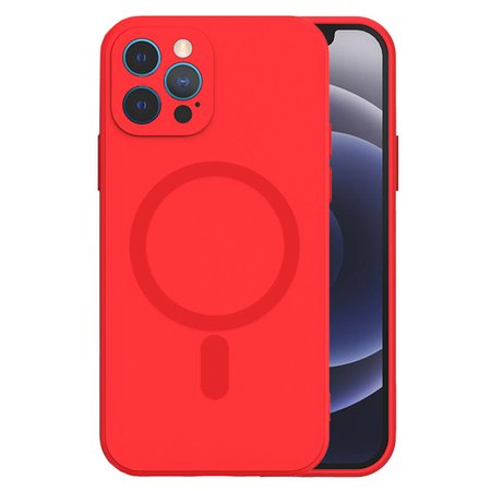 TEL PROTECT MagSilicone Case do Iphone 14 Pro Max czerwony