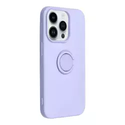Futerał SILICONE RING do IPHONE 14 PRO fioletowy