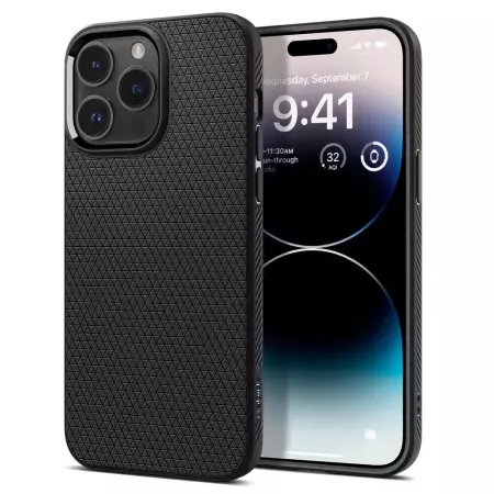 Spigen nakładka Liquid Air do iPhone 14 Pro 6,1" matowa czarna