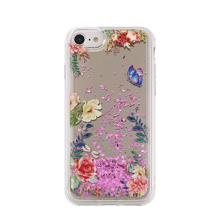 Nakładka Liquid Mirror TPU Flower1 do iPhone X