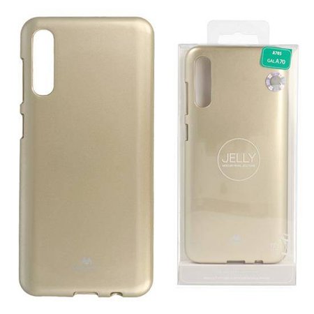 Futerał Jelly Mercury do Samsung Galaxy A70 złoty
