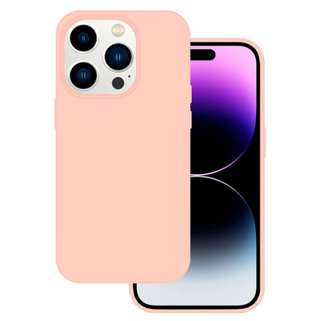 Tel Protect Silicone Premium do Iphone 15 Pro Max jasnoróżowy
