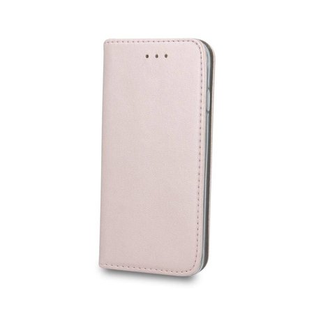 Pokrowiec Smart Magnetic do LG K50S różowo-złoty