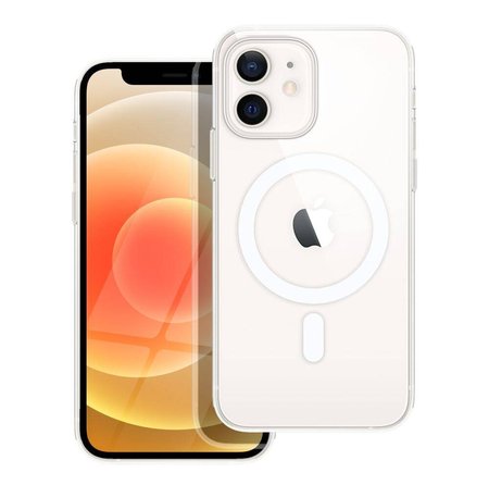 Futerał Silicone Mag Cover do IPHONE 12 mini transparentny
