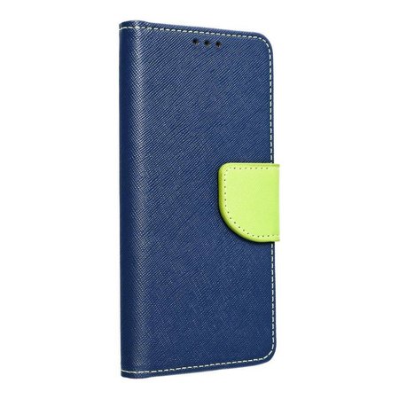 Kabura Fancy Book do OPPO RENO 7 5G granatowy / limonka