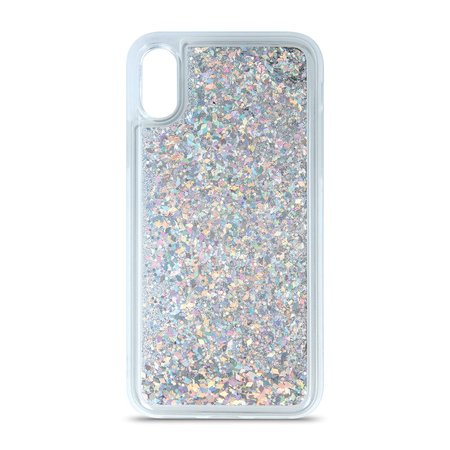 Nakładka Liquid Sparkle TPU do Xiaomi Mi 11 Lite 4G / 11 Lite 5G srebrna