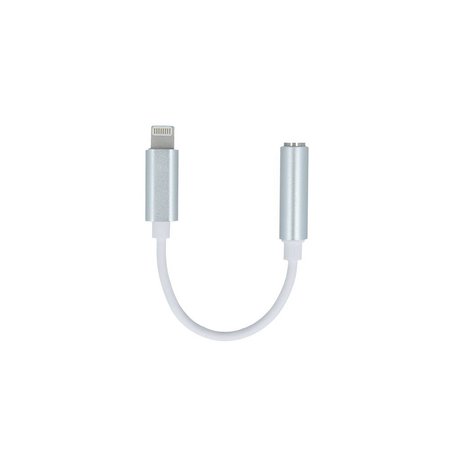 Setty adapter Lightning - audio jack 3,5mm biały