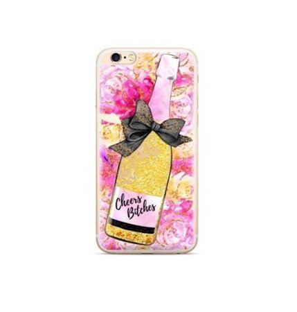 Nakładka Płynny Brokat Art Szampan 006 Iphone 7/8/SE 2 Złoty 