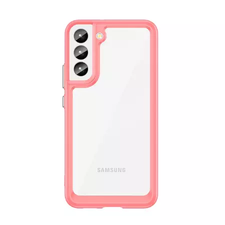 Nakładka Space do Samsung Galaxy S22 Plus czerwona ramka