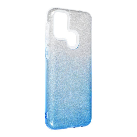 Futerał Forcell SHINING do SAMSUNG Galaxy M31 transparent/niebieski