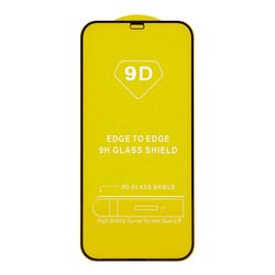 Szkło hartowane 6D do iPhone 13/ 13 Pro czarna ramka