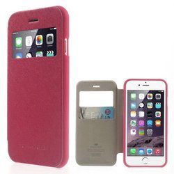 FUTERAŁ MERCURY WOW BUMPER VIEW CASE SAM G930 GALAXY S7 CIEMNORÓŻOWY
