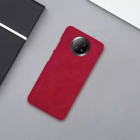 ETUI NILLKIN QIN DO XIAOMI REDMI NOTE 9T BRĄZOWY