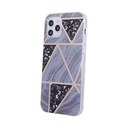 Nakładka Geometric Marmur do Xiaomi Mi 11i / Redmi K40 / K40 Pro / Poco F3 / F3 Pro grafitowa