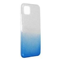 Futerał Forcell SHINING do SAMSUNG Galaxy A22 5G transparent/niebieski
