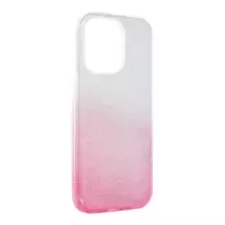Futerał Forcell SHINING do IPHONE 13 PRO transparent/róż