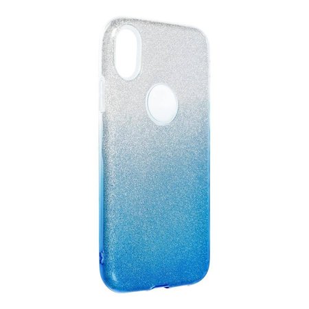 Futerał Forcell SHINING do IPHONE XR ( 6,1" ) transparent/niebieski