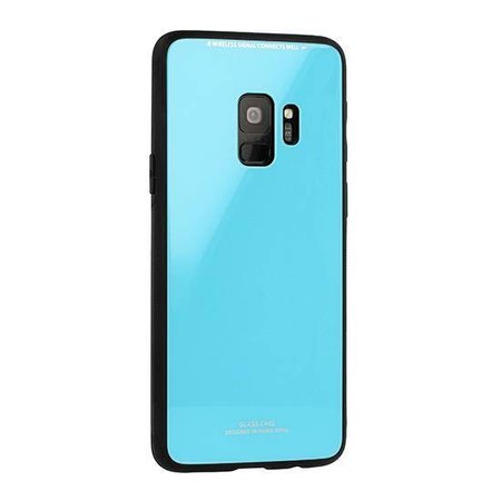 GLASS Case - Sam G950 Galaxy S8 Niebieski