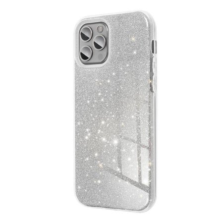 Futerał Forcell SHINING do SAMSUNG Galaxy A13 4G srebrny