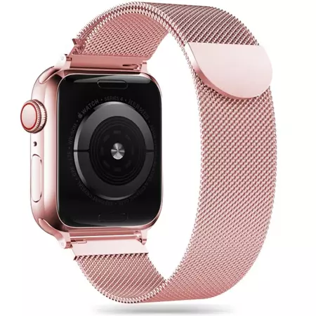 Pasek TECH-PROTECT MILANESEBAND APPLE WATCH 2/3/4/5/6/SE (42/44MM) ROSE GOLD