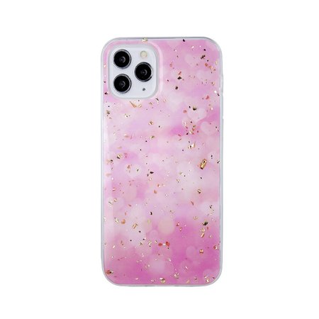Nakładka Gold Glam do Samsung A22 5G Pink