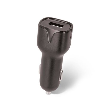 Ładowarka samochodowa Setty USB 2,4A czarna + kabel typ C 1m czarny
