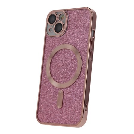 Nakładka Glitter Chrome Mag do iPhone 14 Pro Max 6,7" różowa