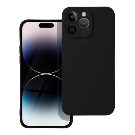 Futerał Silicone Mag Cover do IPHONE 14 Pro Max czarny