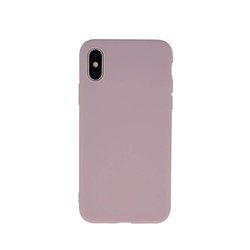 Nakładka silicon do Samsung A12 pudrowy róż