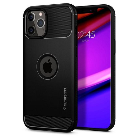 SPIGEN Rugged Armor do IPHONE 12 / 12 PRO matte black